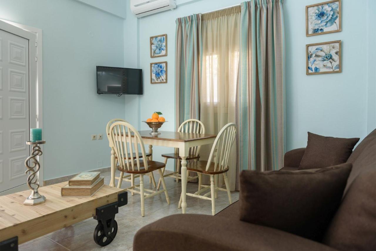 Spyros Apartments With Pool Kalamaki  Ngoại thất bức ảnh