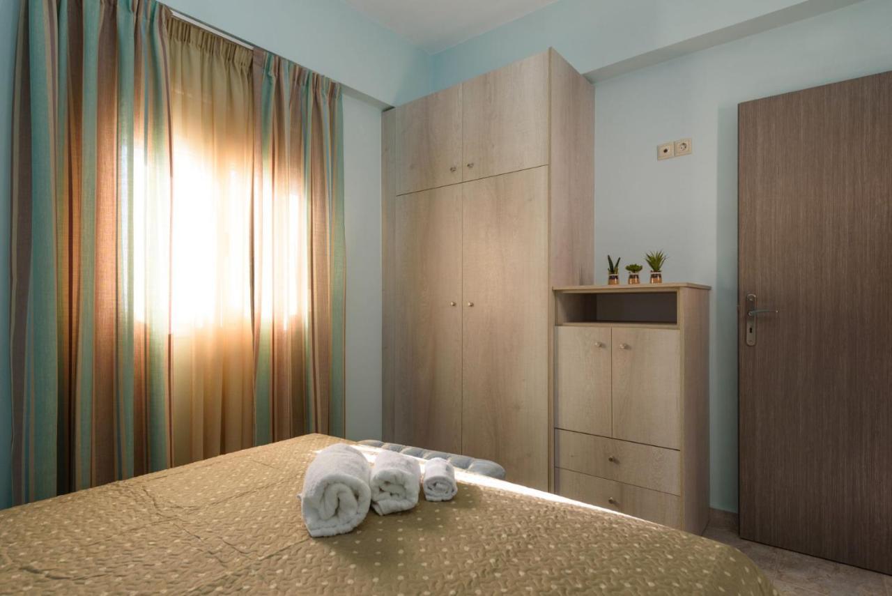 Spyros Apartments With Pool Kalamaki  Ngoại thất bức ảnh