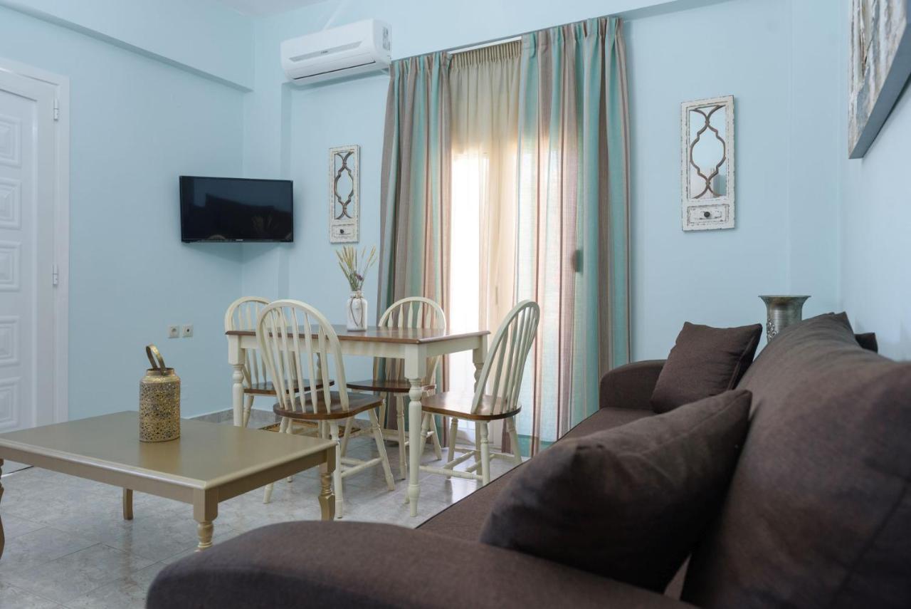 Spyros Apartments With Pool Kalamaki  Ngoại thất bức ảnh