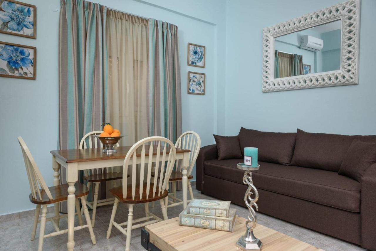 Spyros Apartments With Pool Kalamaki  Ngoại thất bức ảnh