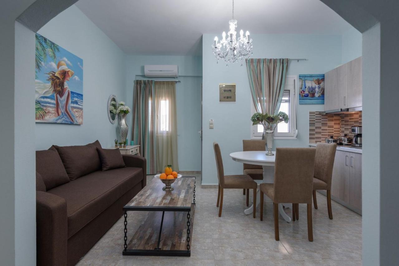 Spyros Apartments With Pool Kalamaki  Ngoại thất bức ảnh