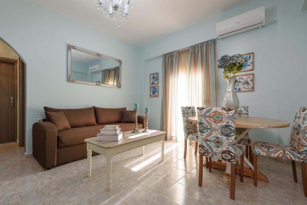 Spyros Apartments With Pool Kalamaki  Ngoại thất bức ảnh