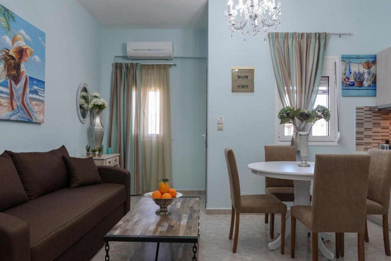 Spyros Apartments With Pool Kalamaki  Ngoại thất bức ảnh