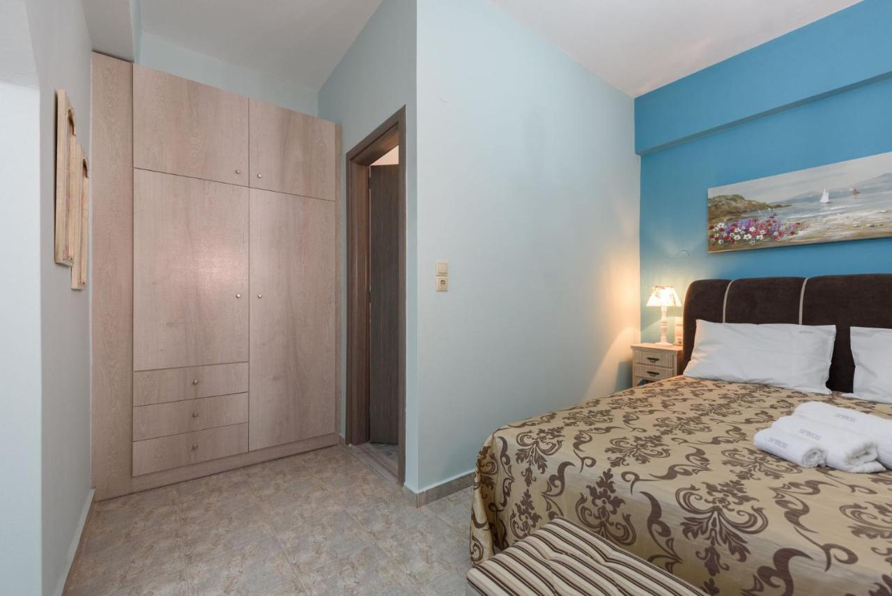 Spyros Apartments With Pool Kalamaki  Ngoại thất bức ảnh