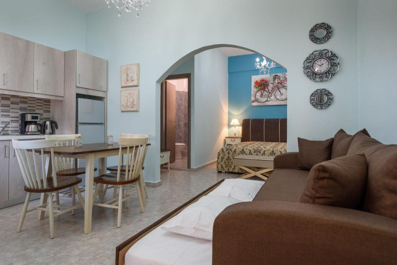 Spyros Apartments With Pool Kalamaki  Ngoại thất bức ảnh