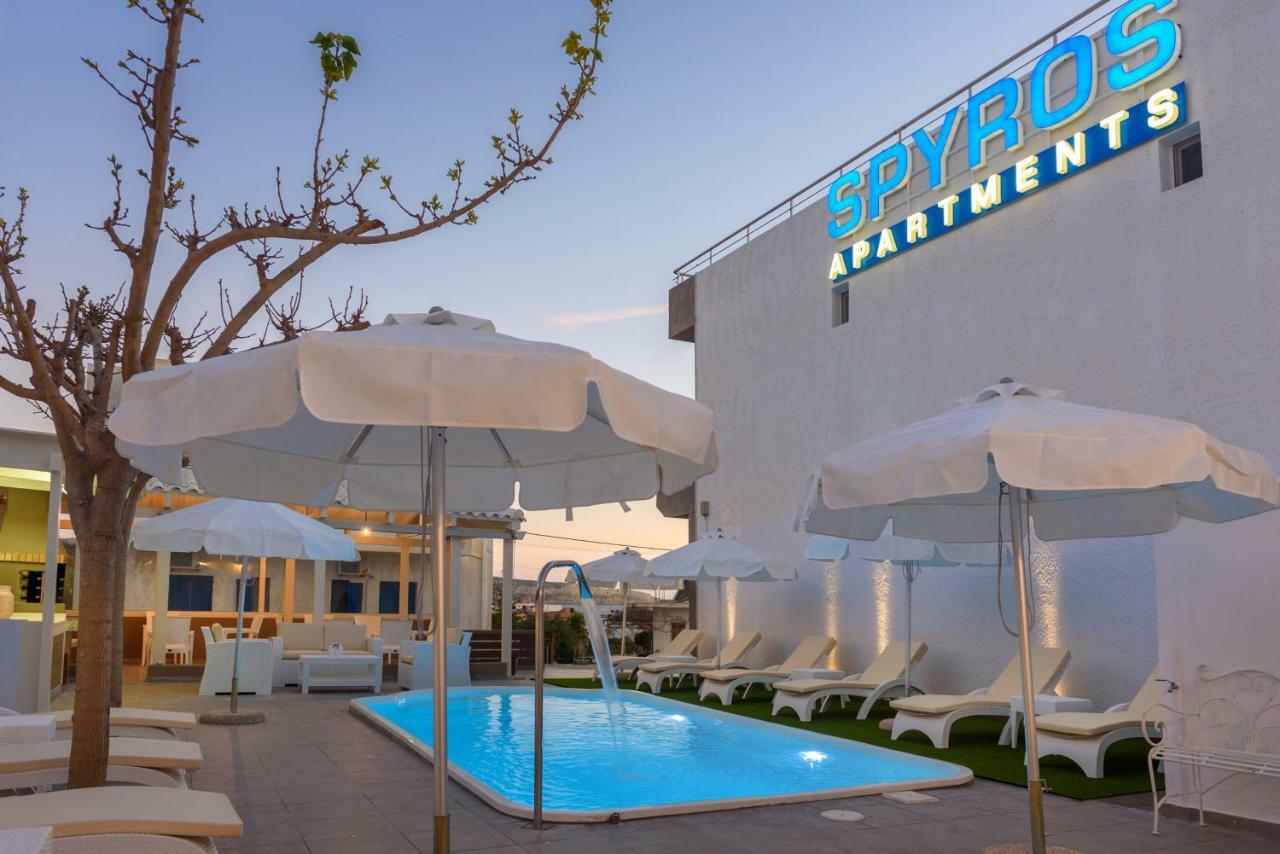 Spyros Apartments With Pool Kalamaki  Ngoại thất bức ảnh