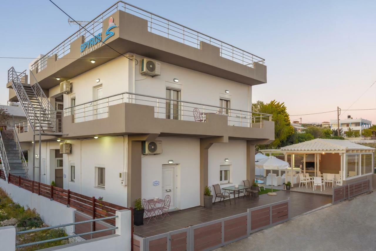 Spyros Apartments With Pool Kalamaki  Ngoại thất bức ảnh