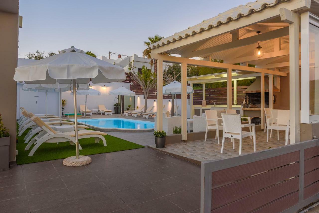 Spyros Apartments With Pool Kalamaki  Ngoại thất bức ảnh